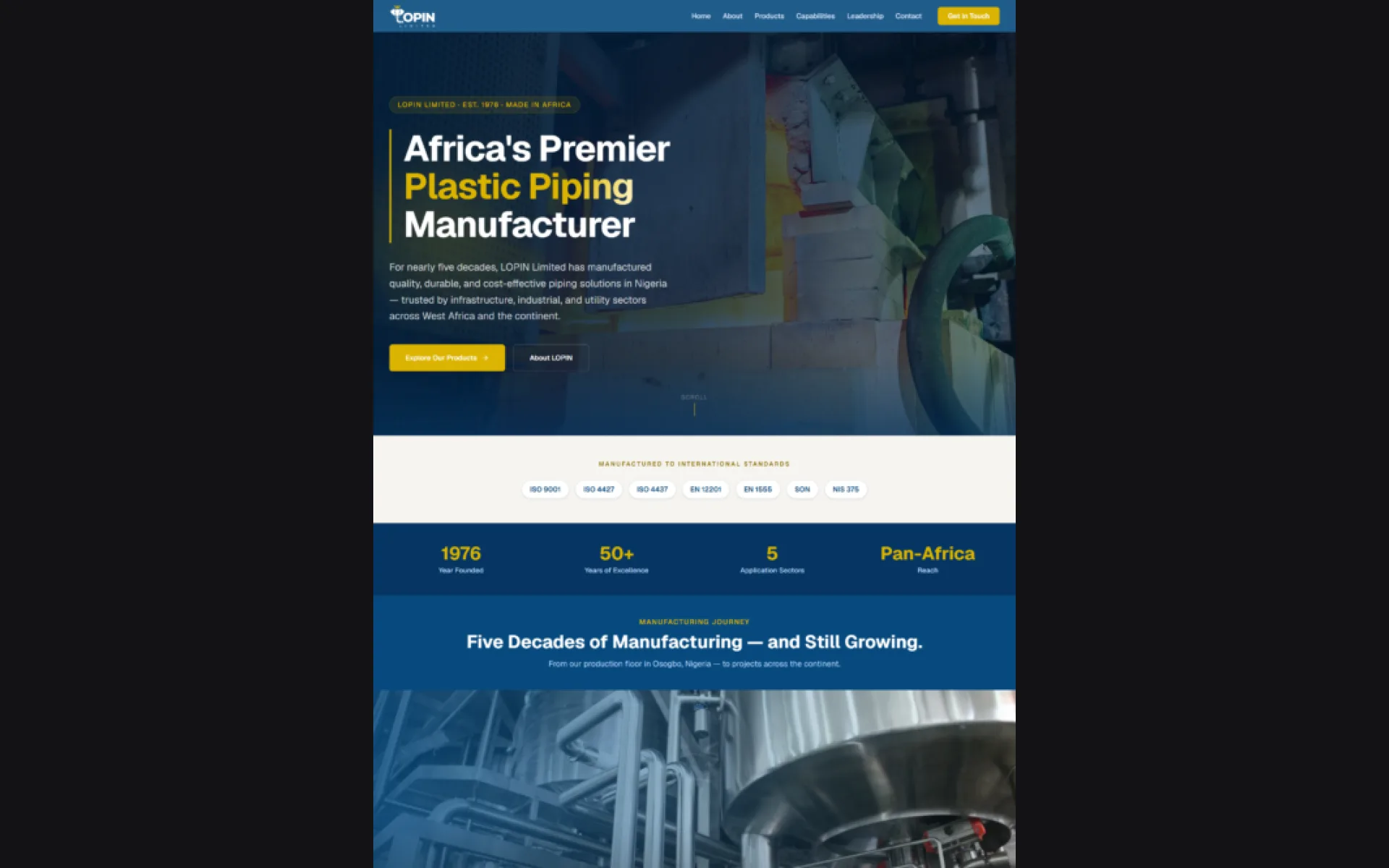 LOPIN website designed and built by Amazing Tech