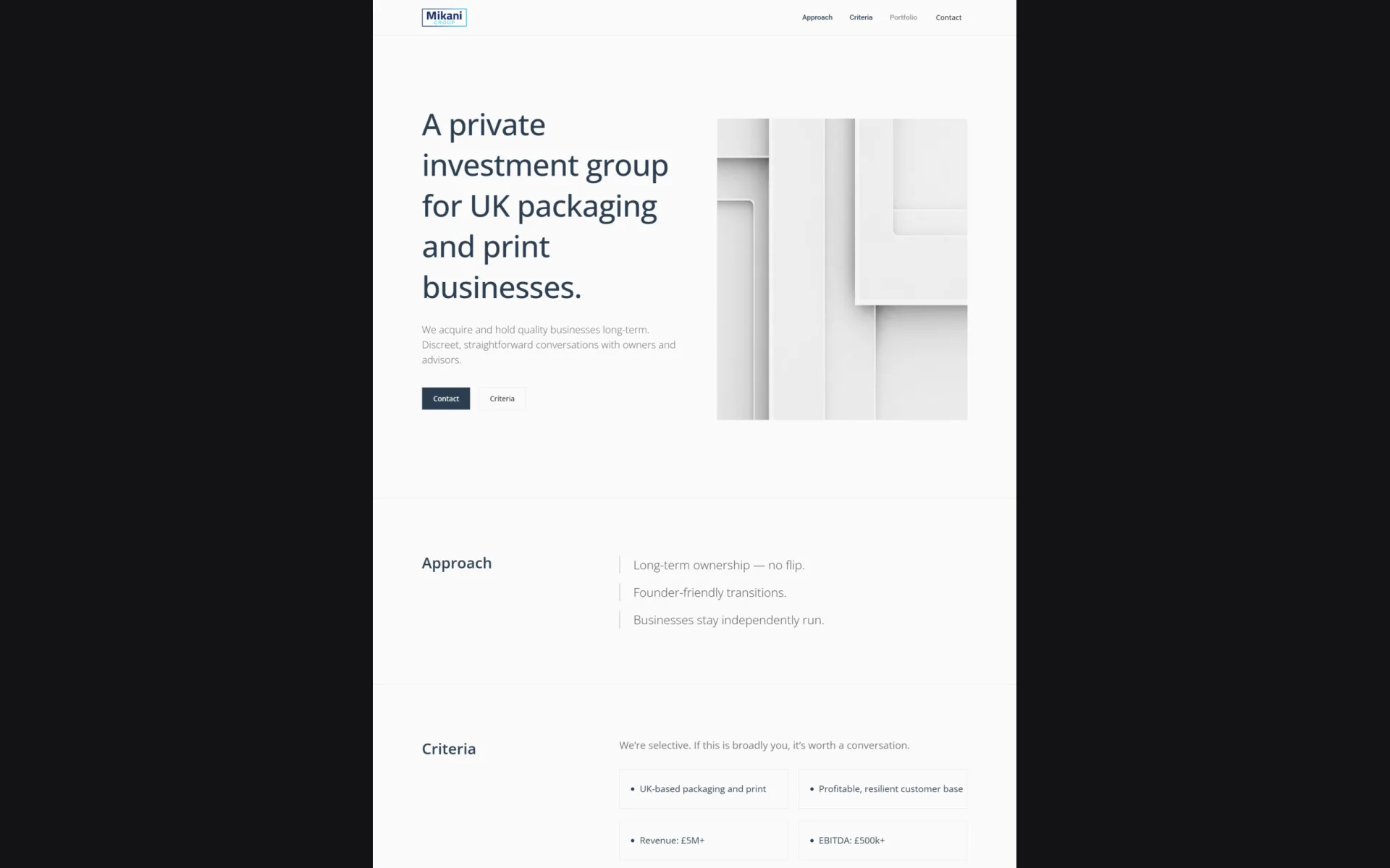 Mikani website designed and built by Amazing Tech