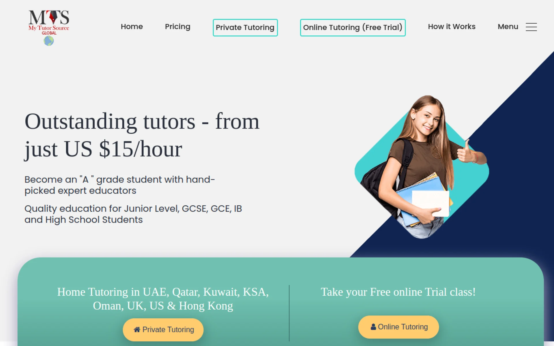 MyTutorSource website designed and built by Amazing Tech