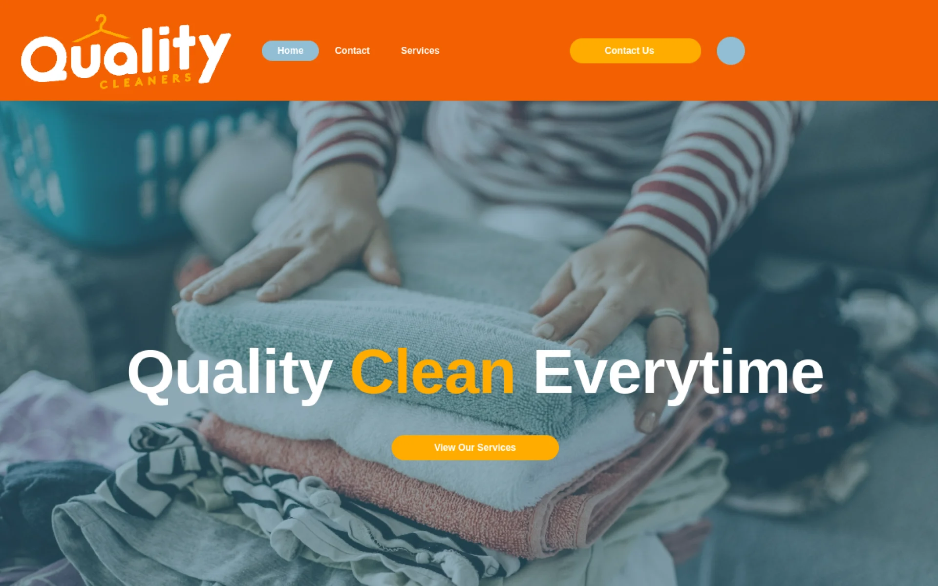 Quality Cleaners website designed and built by Amazing Tech