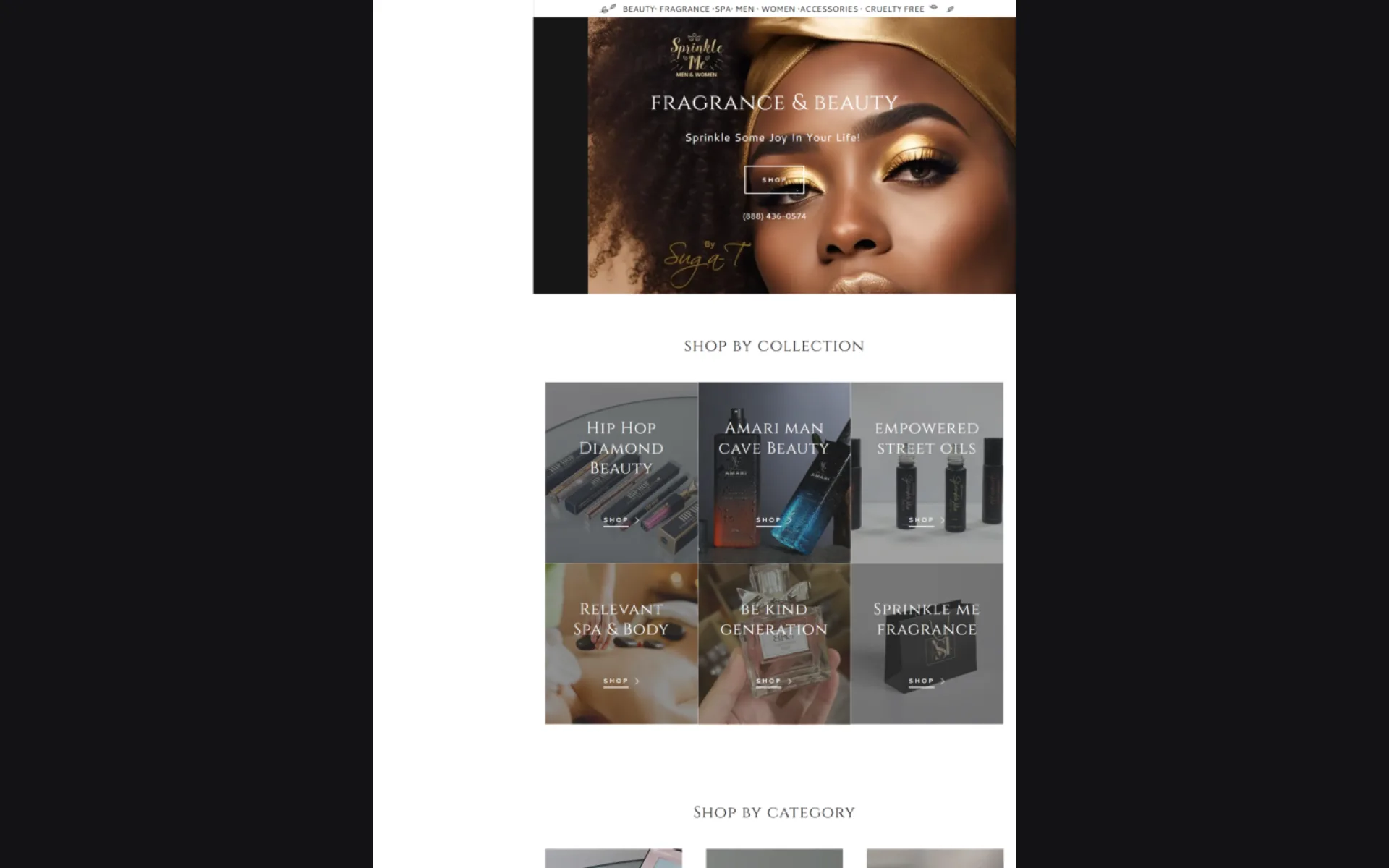 Sprinkle Me Boutique website designed and built by Amazing Tech